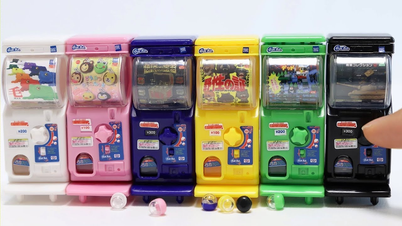 Miniature Capsule Machine Gashapon Collection