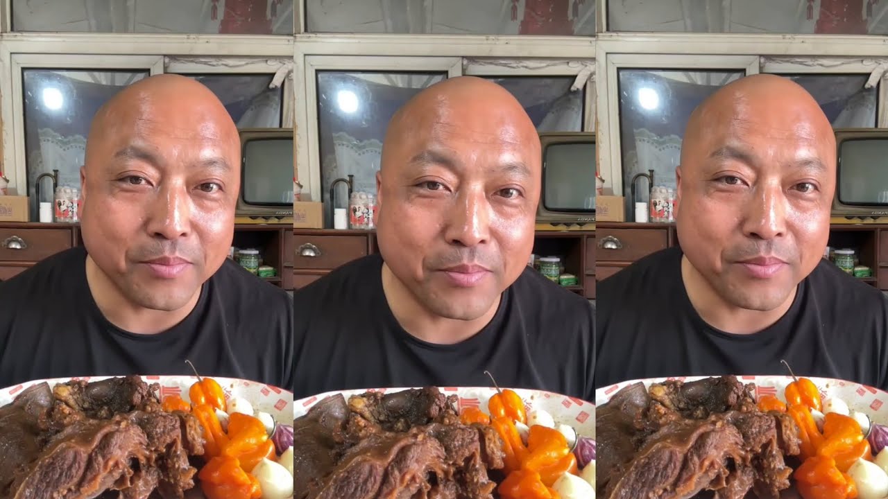 Yummy #73 : Eat roll belly braised pork belly 😋😋 #mukbang #eatingshow #porkbelly #food