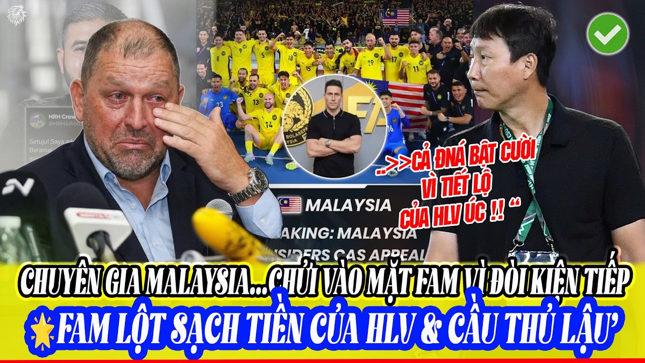 💥ĐTVN NHẬN TIN BẬT CƯỜI TỪ ĐỐI THỦ :HLV MALAYSIA TIẾT LỘ SỐC NỘI TÌNH ĐAU ĐỚN TRƯỚC TRẬN ĐẤU VỚI VN