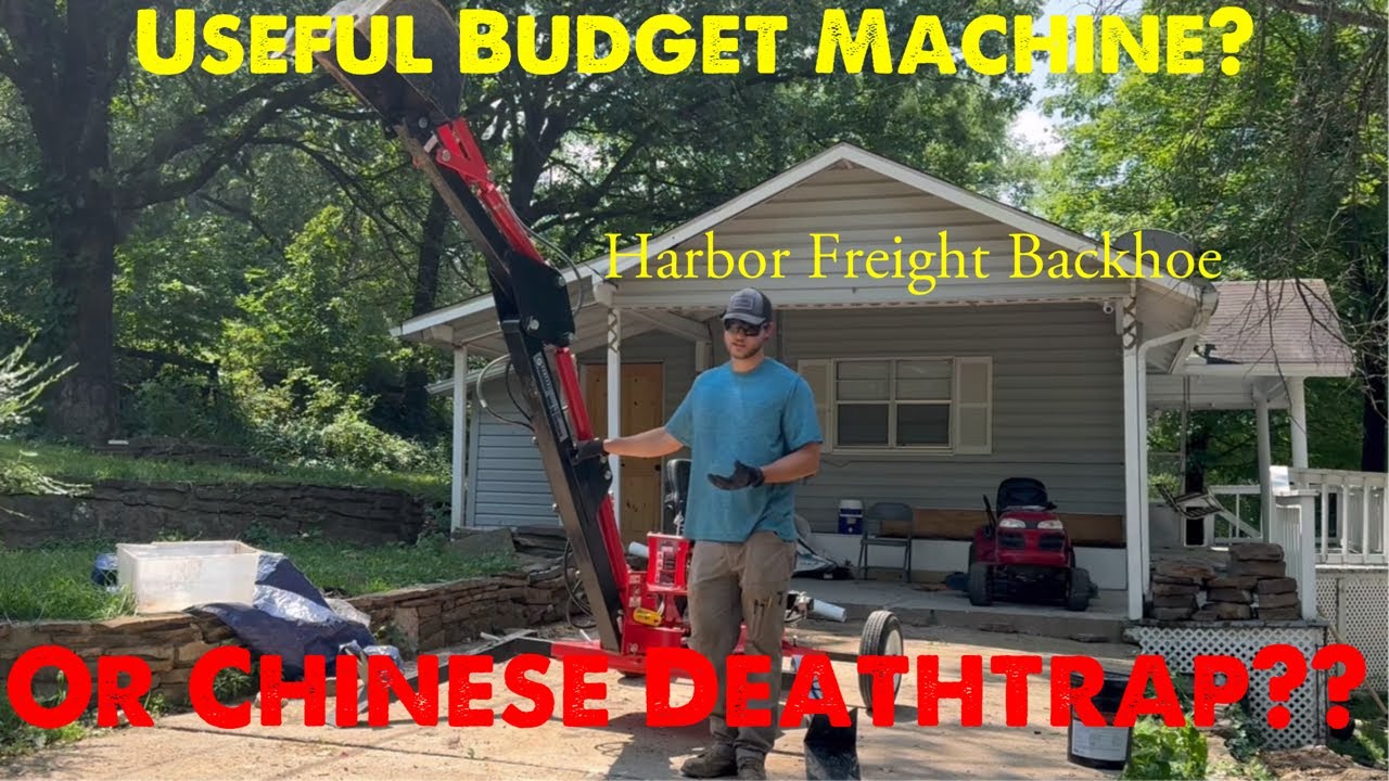 Harbor Freight Towable Backhoe/Trencher Overview