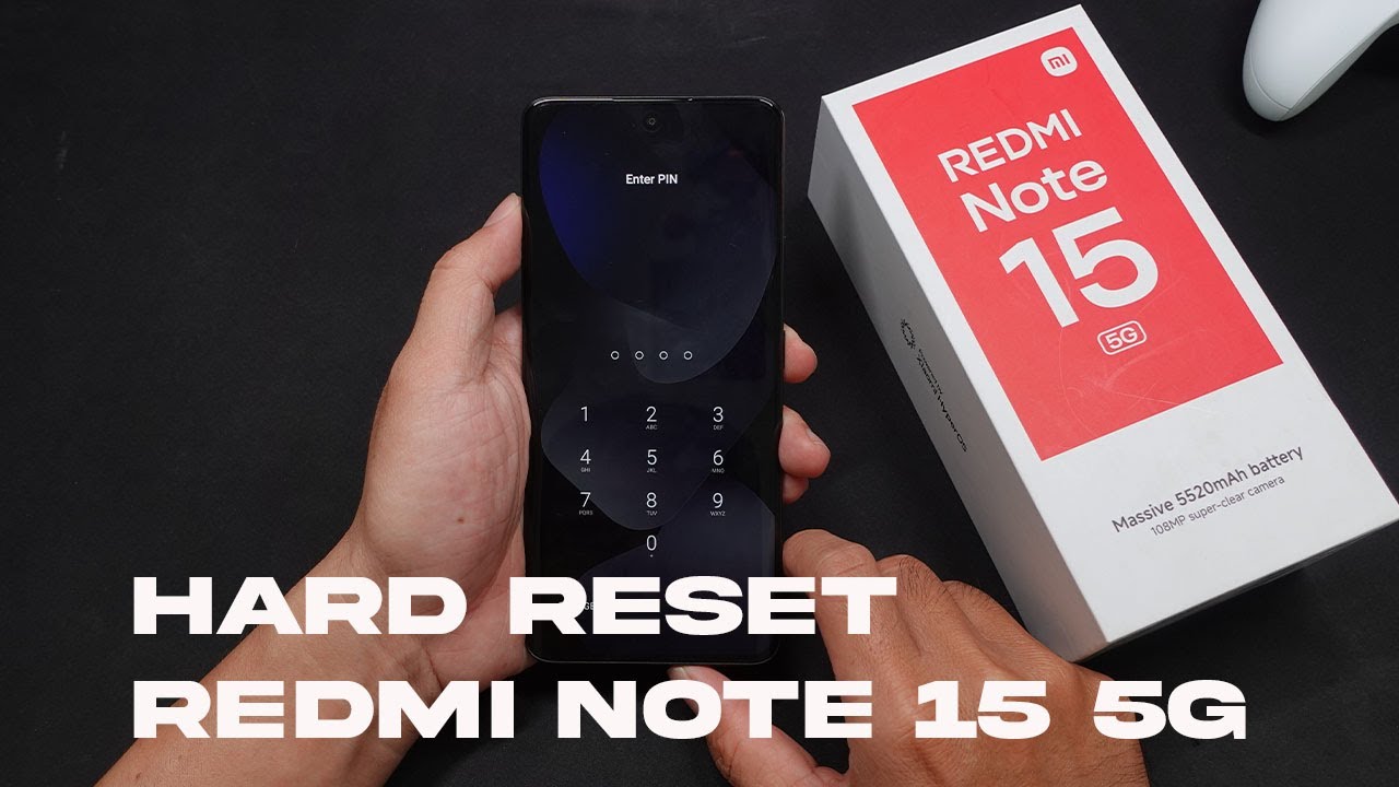 Redmi Note 15 5G - How To Hard Reset