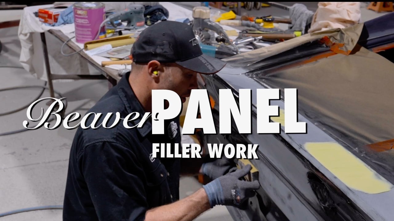Plastic Filler work on The Chargers Beaver Panel
