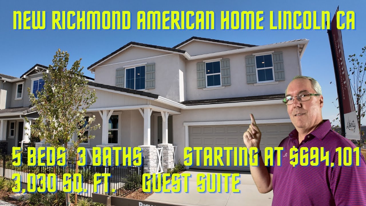 Explore This New Richmond American Home in Lincoln CA | Noble at Liberty | Ammolite | Guest Suite