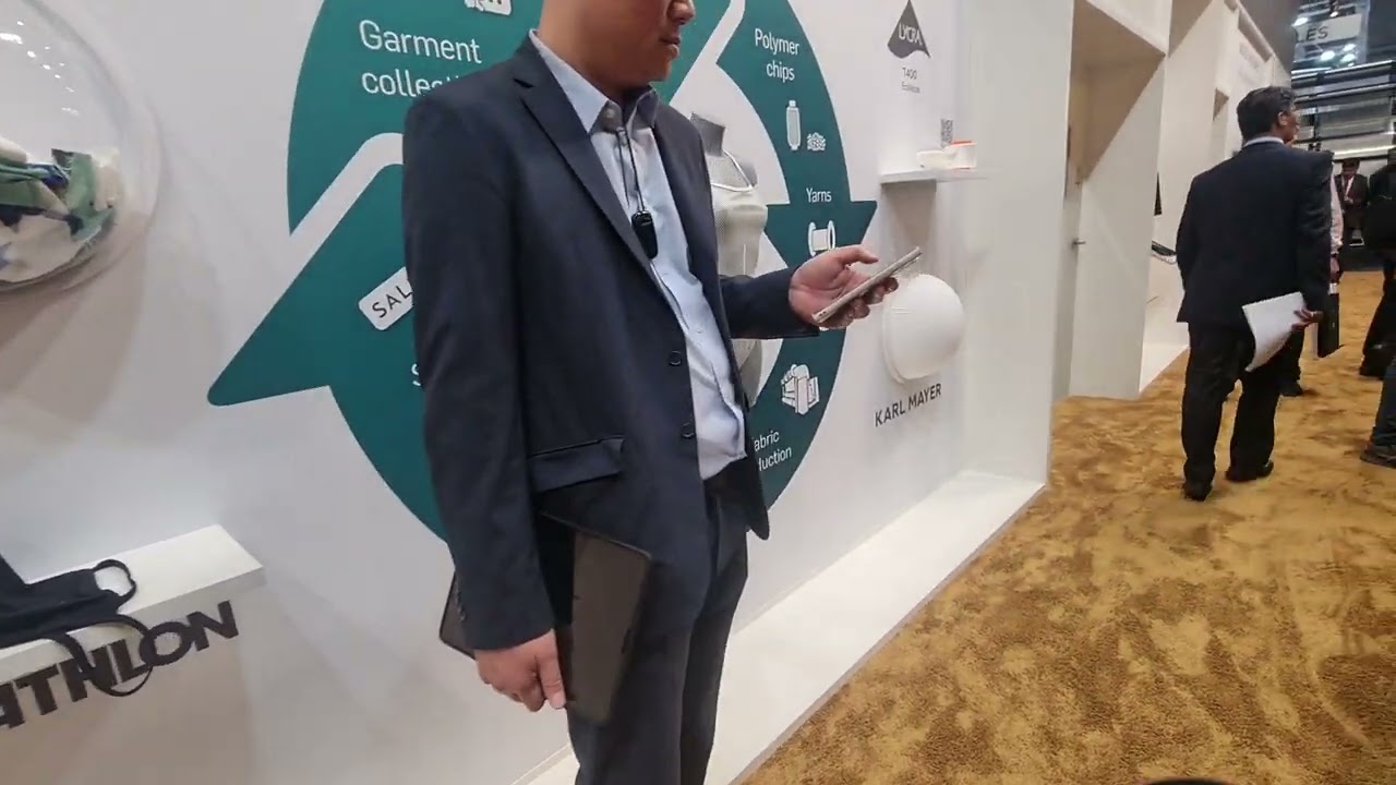 ITMA 2023 Karl Mayer Booth on Cam