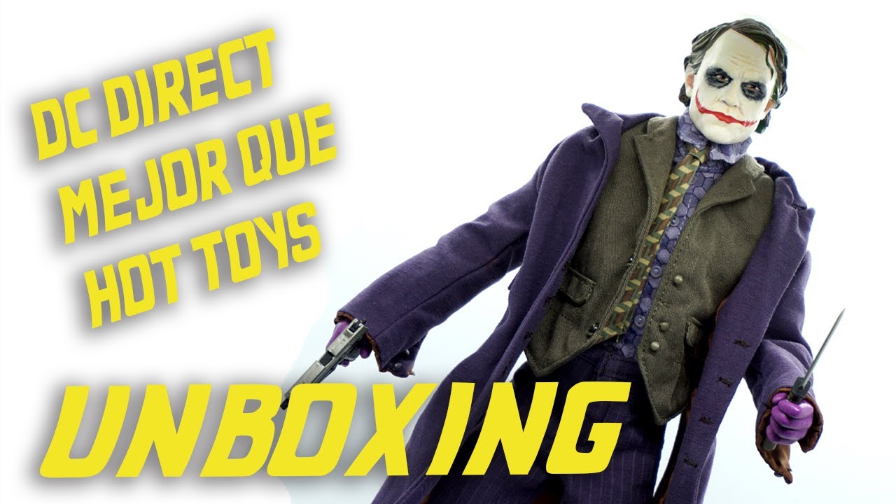 HEATH LEDGER JOKER DC DIRECT ESCALA 1/6 UNBOXING EN ESPAÑOL