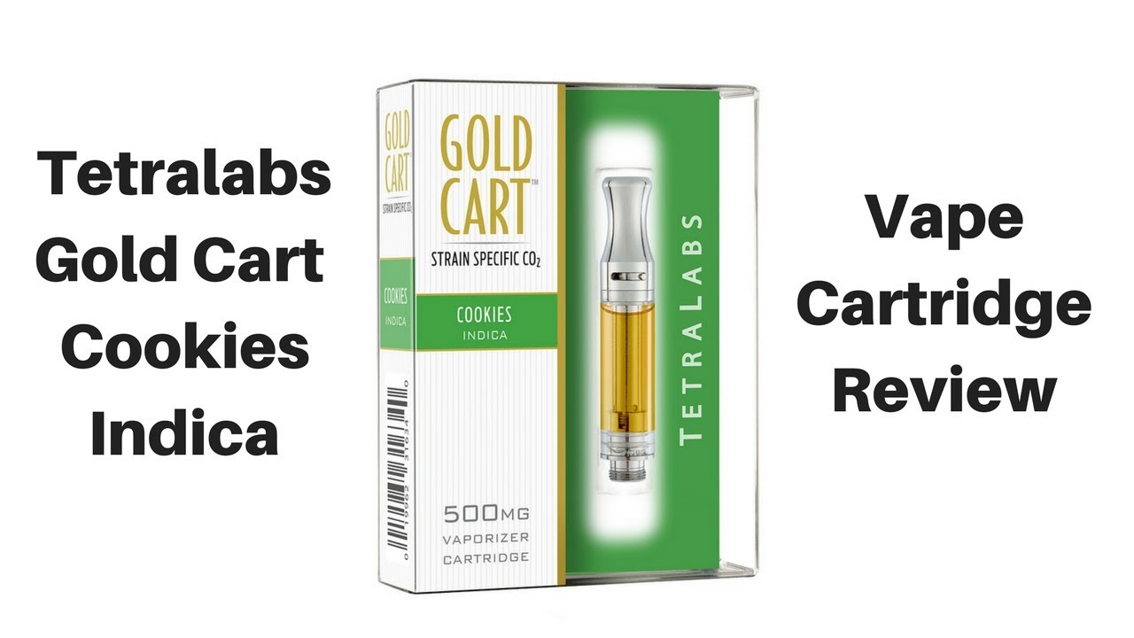 Tetralabs Gold Cart Cookies Indica Vape Cartridge Review