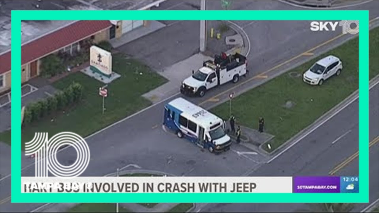 Crash involving a HART bus being investigated