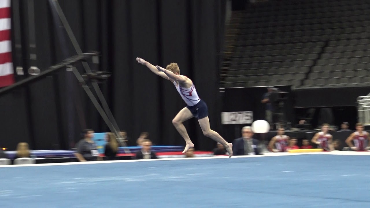 Riley Loos – Floor Exercise – 2019 U.S. Gymnastics Championships – Senior Men Day 2