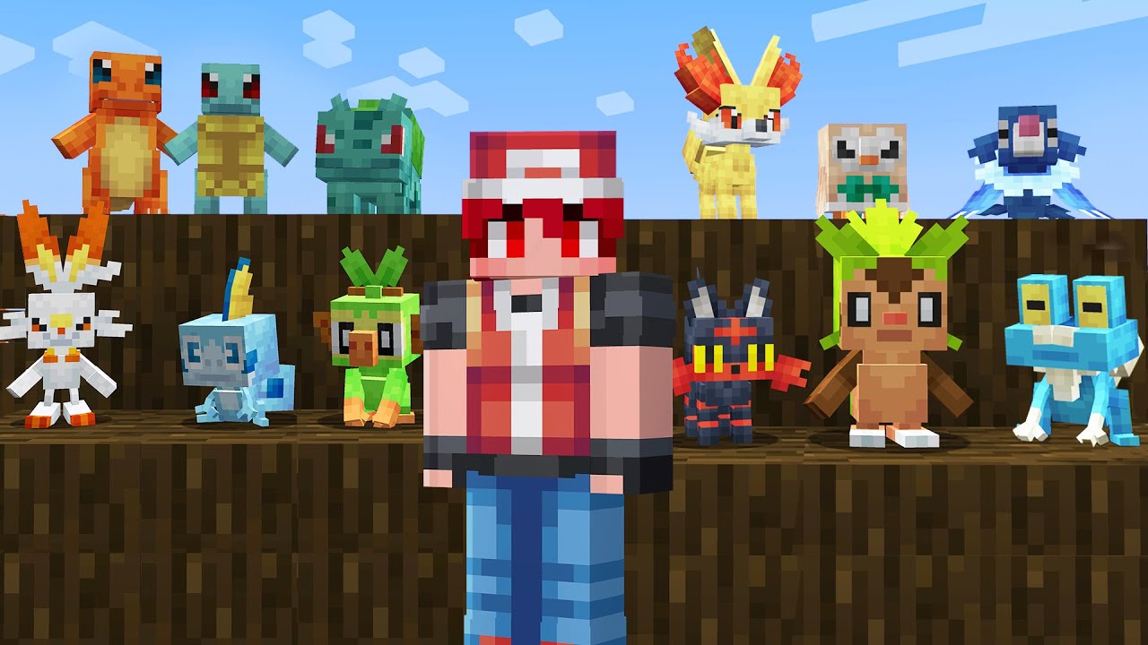 EU CAPTUREI TODOS OS POKÉMONS INICIAIS