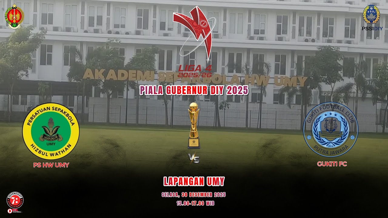 LIGA 4 PIALA GUBERNUR DIY 2025 PEKAN 5 : PS HW UMY VS GUKITI FC 
