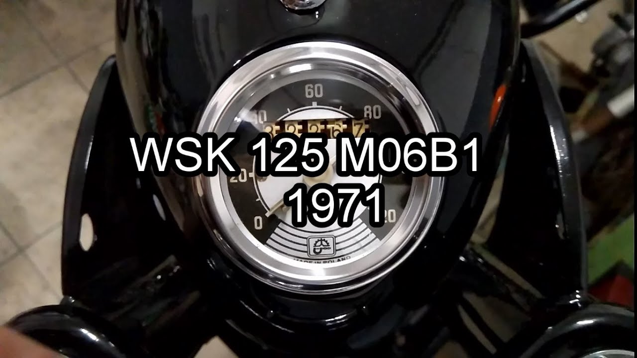 WSK 125 M06 B1 #20 Nowa ramka licznika .