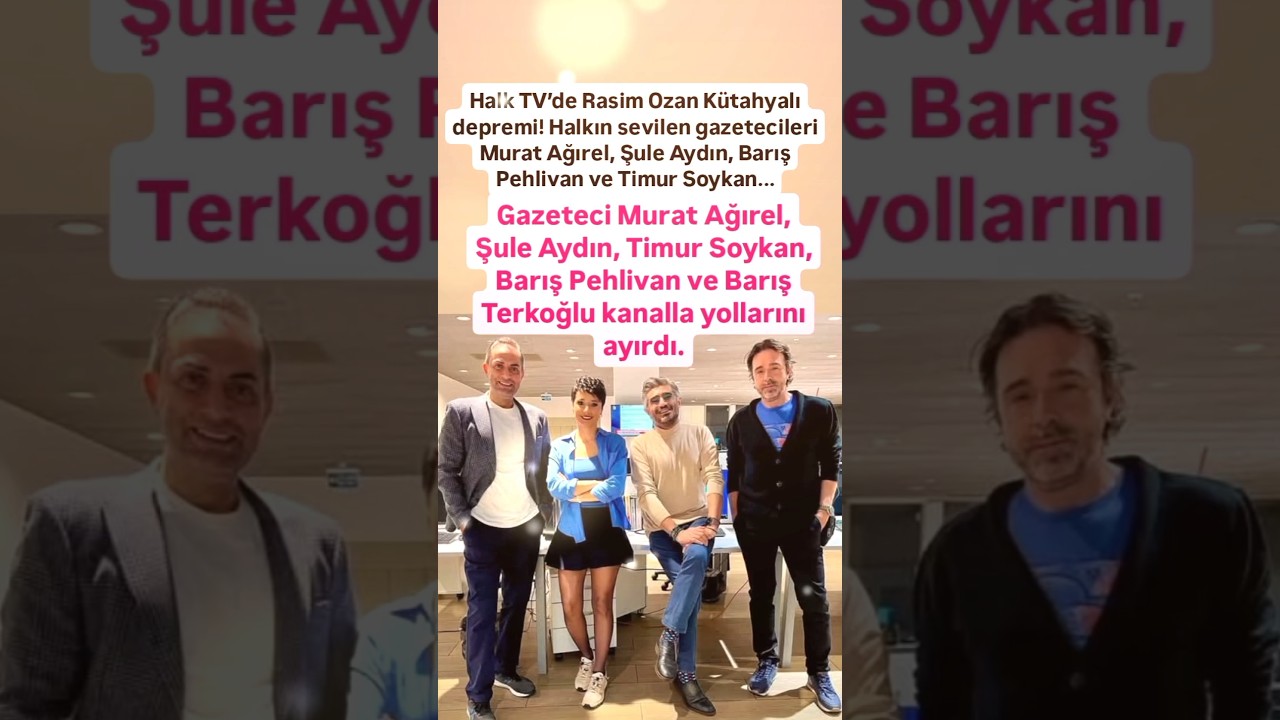 HALK TV'DE RASİM OZAN K&uuml;TAHYALI DEĞREMİ..MURAT AĞIREL ŞULE AYDIN TİMUR SOYKA.