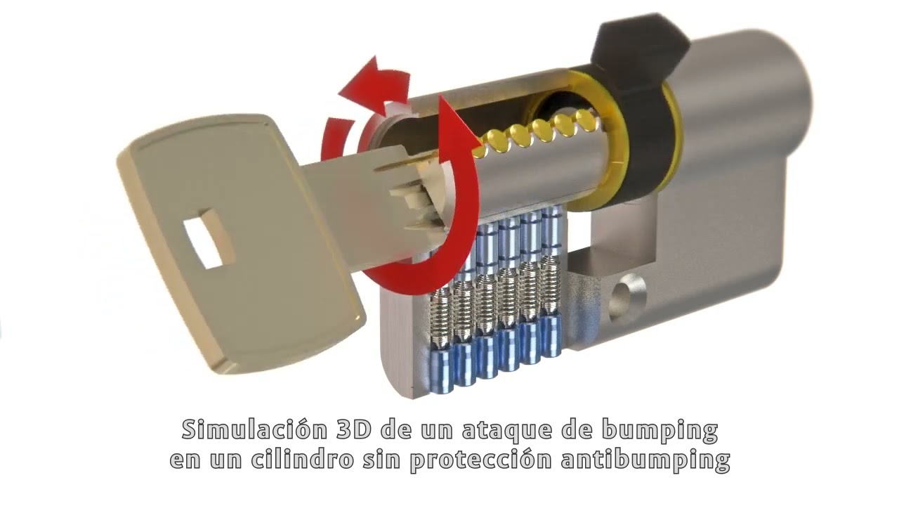 Cilindro de alta seguridad protección antibumping TX80 | TESA