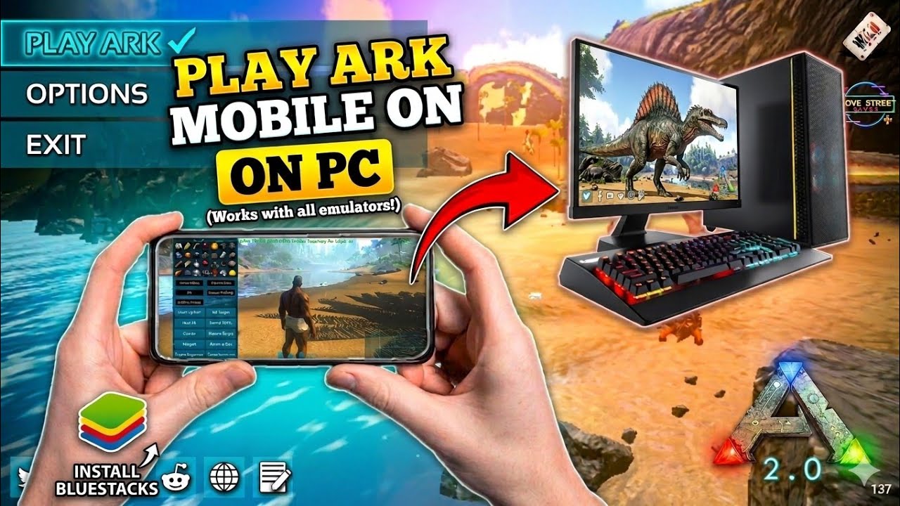 How To Play Ark Mobile On PC/Laptop With 60+ FPS