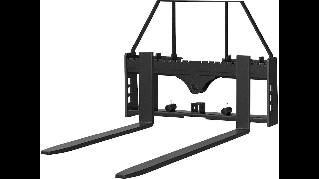 Review: YITAMOTOR 2500 lbs Skid Steer Pallet Fork – Quick Tach Mount & 45