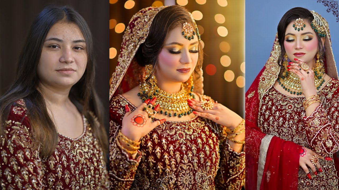 Day 30 Professional Bridal Makeup tutorial Step By Step Glam Bridal Makeup Look