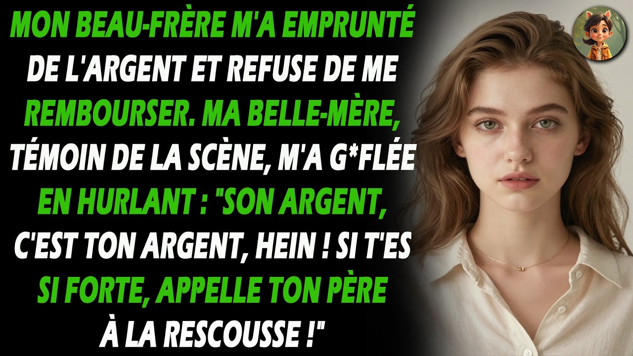 Ma belle-mère m'a g*flée et a dit : 