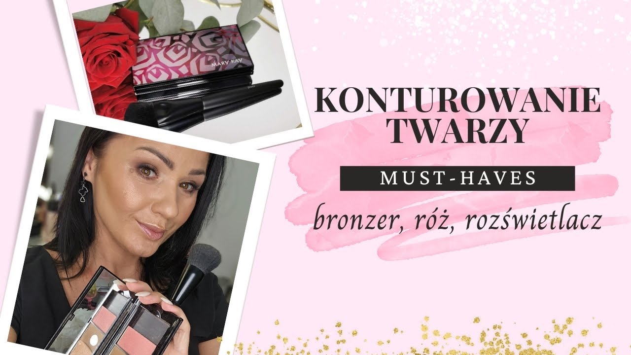 Jak nakładać bronzer, r&oacute;ż, rozświetlacz - konturowanie twarzy
