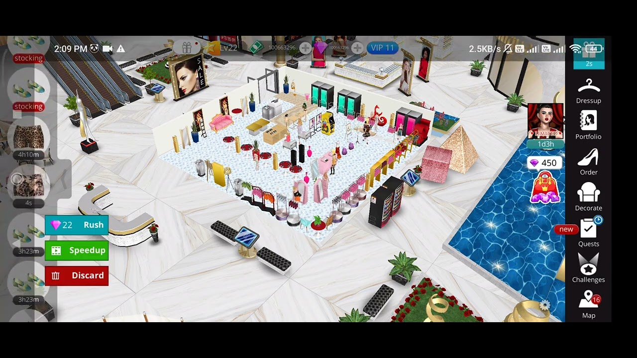 fashion empire mod version can't go to challange and open the gift using card