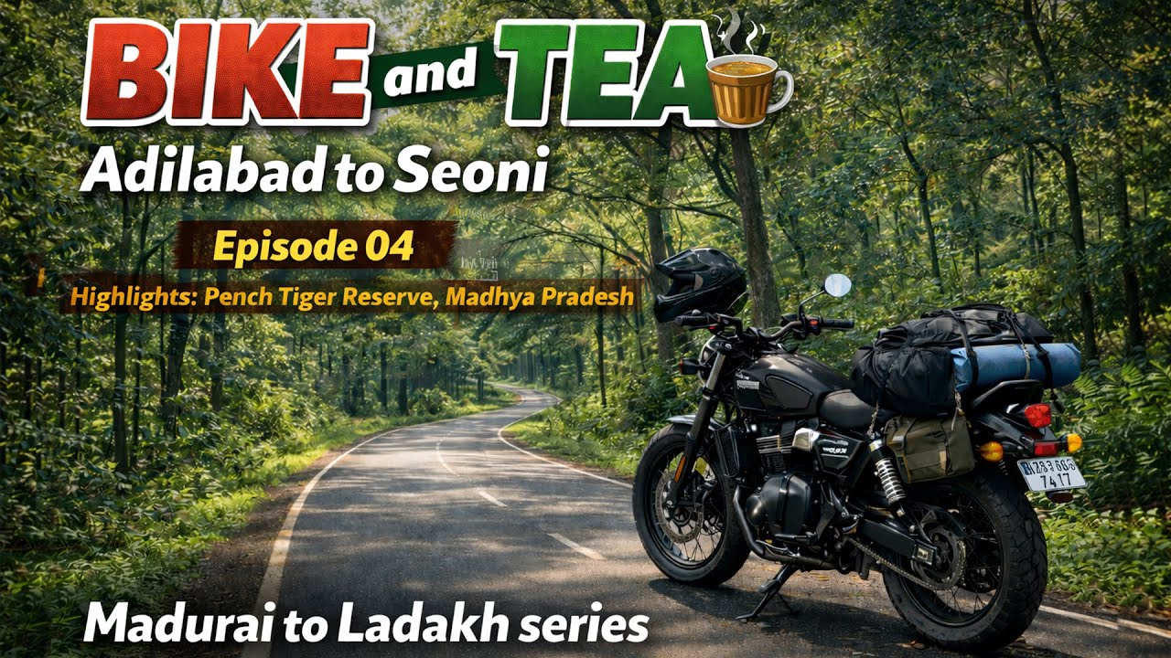 Potholes, Forest & A Crash. 🌧️ Adilabad to Seoni | Ladakh Series Ep 04