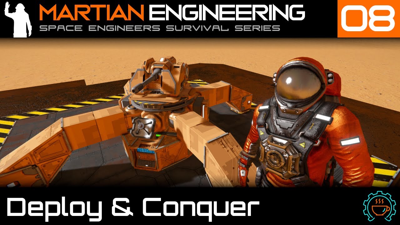 Deploy and Conquer! Making a Mobile Autocannon Platform | Martian Engineering E8 | SE Survival