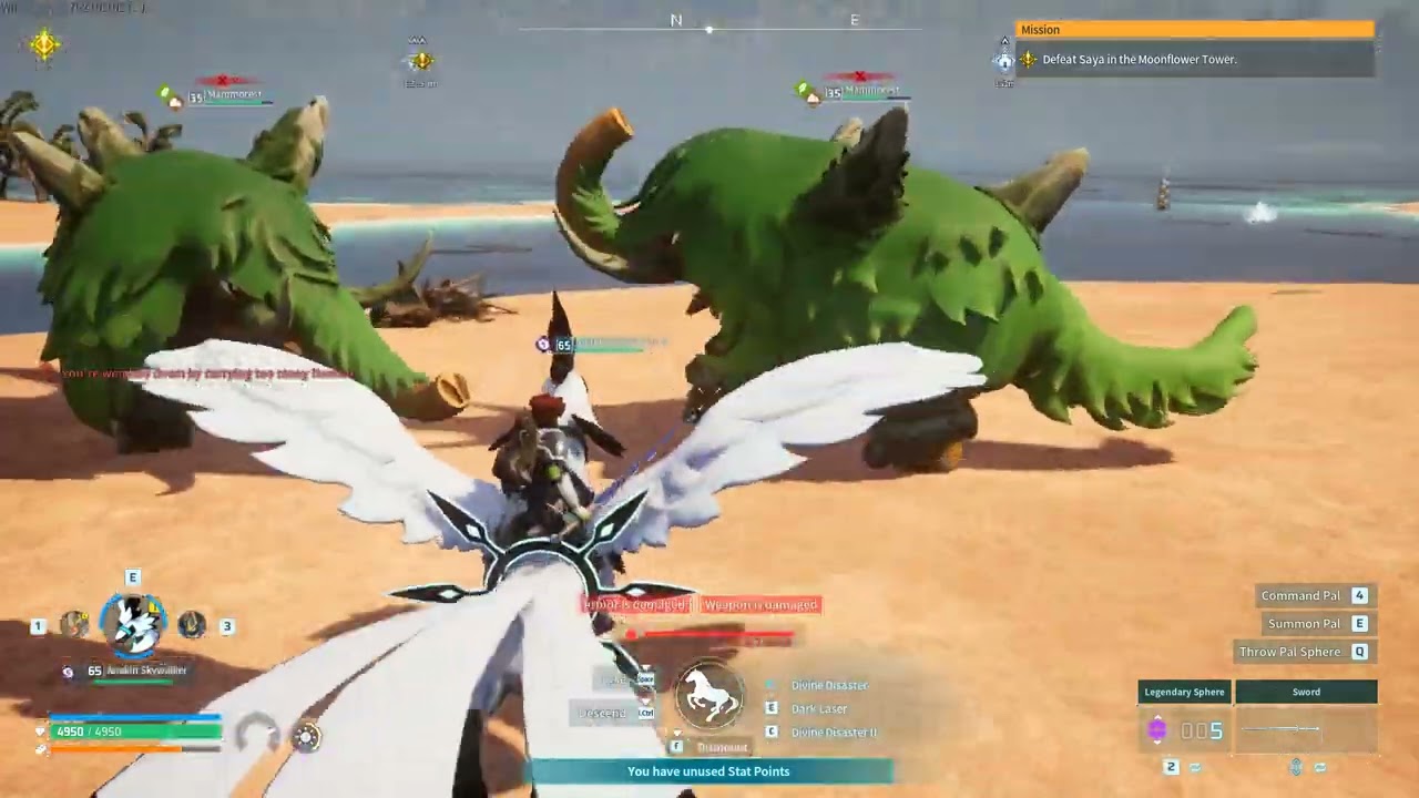 Fighting Bellanoir & Bellanoir Libero (Autobattle) | Palworld | Gameplay