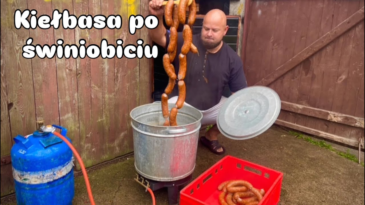 Prawie jak kiedyś… kiełbasa po świniobiciu…