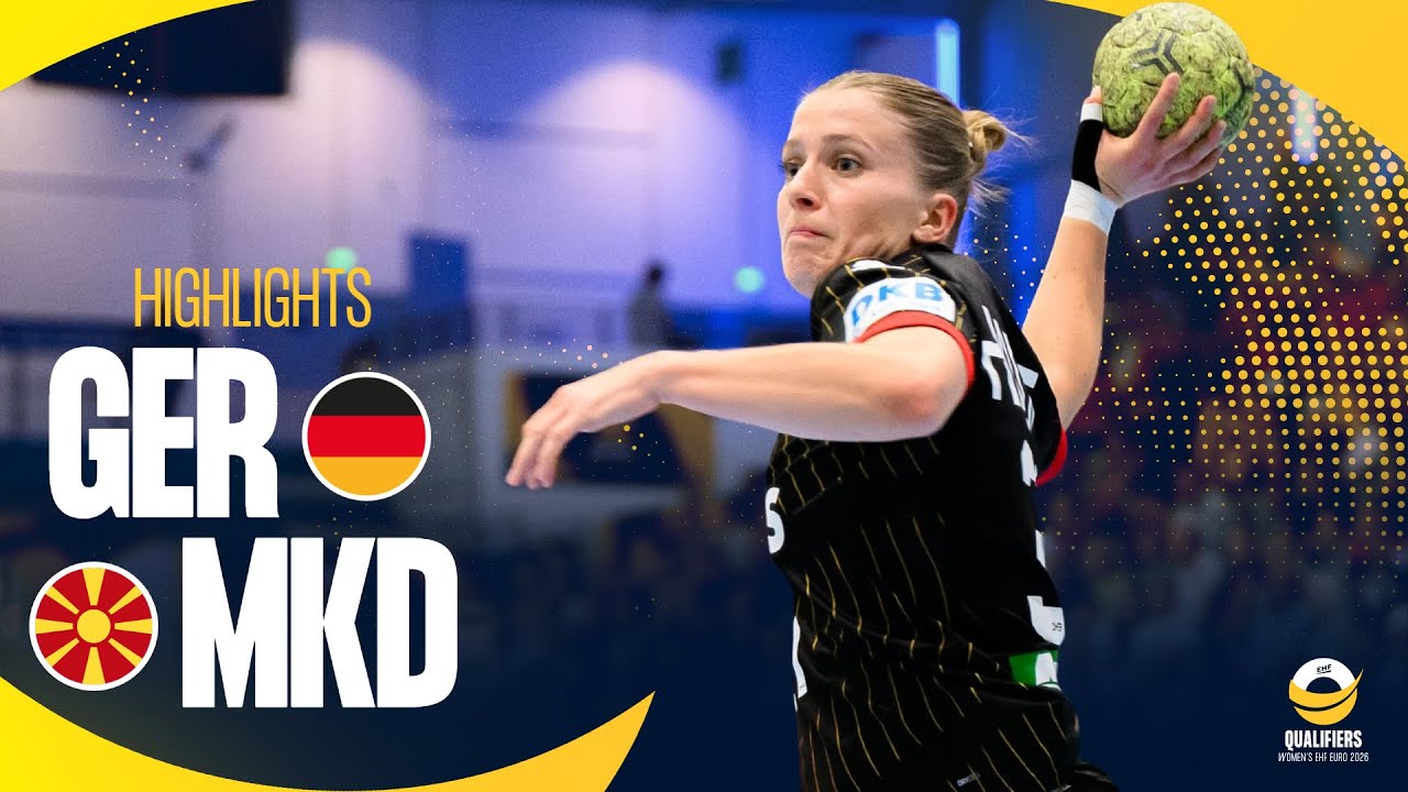 Germany 🆚 North Macedonia | Highlights | EHF EURO 2026 Qualifiers