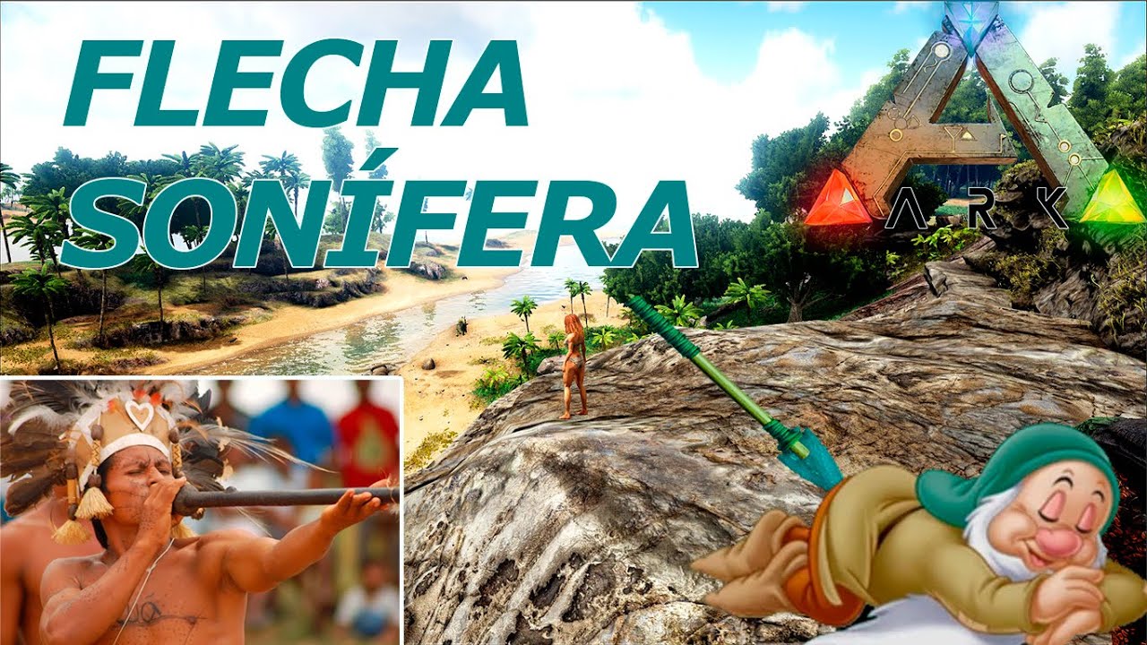 Como fazer flechas NARC&Oacute;TICA no ARK - Como fazer FLECHAS tranquilizante no ARK + Narc&oacute;ticos