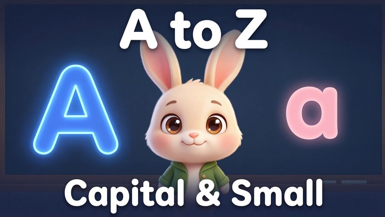 A to Z Alphabet Learning for Kids | Capital & Small Letters | Nursery ABC