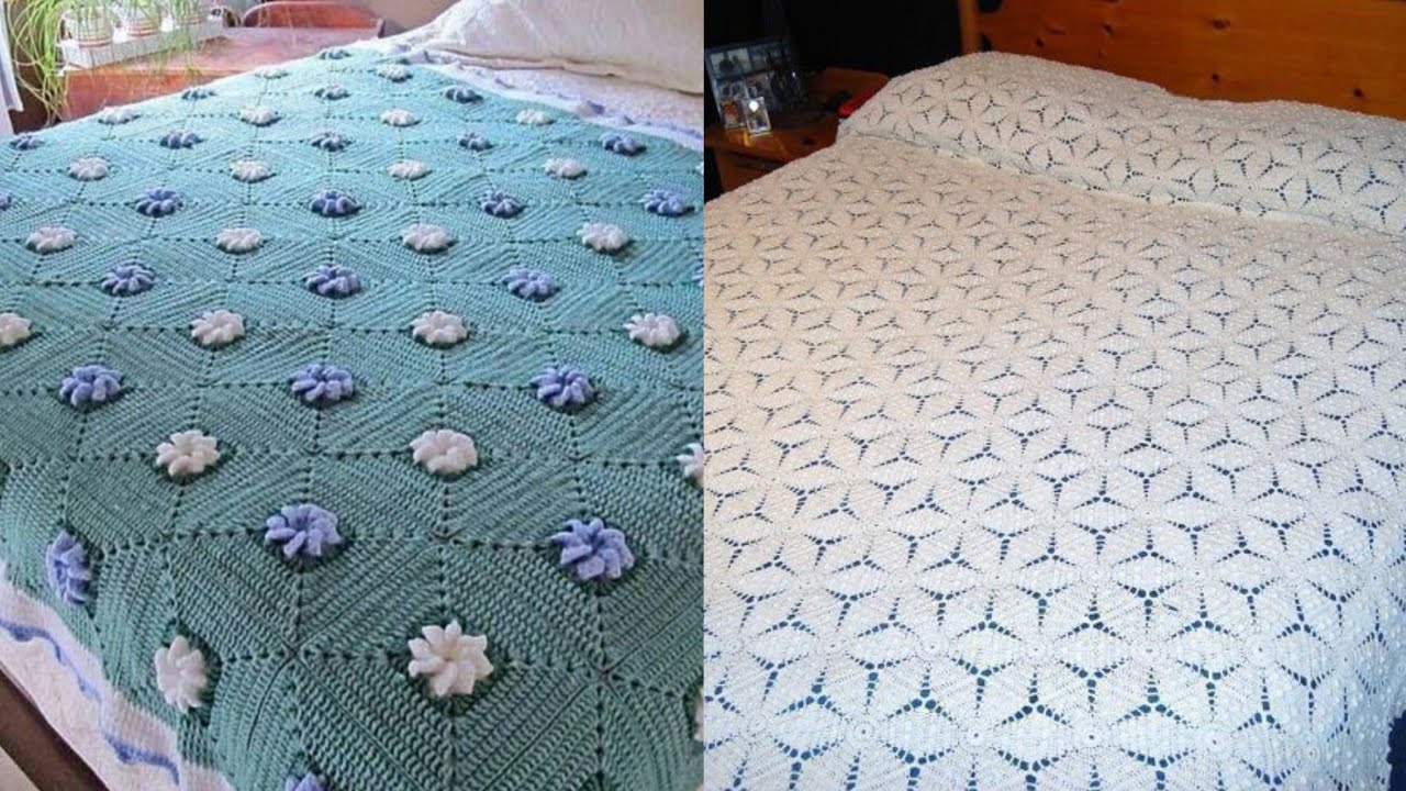 NEW AND TRENDY CROCHET BED SHEETS IDEAS FREE PATTERN DIY PROJECTS