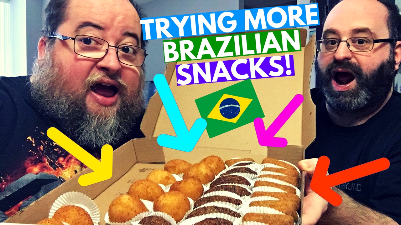 CANADIAN EXPERIMENTING BRAZILIAN SNACKS IN TORONTO | The Fluffies Channel