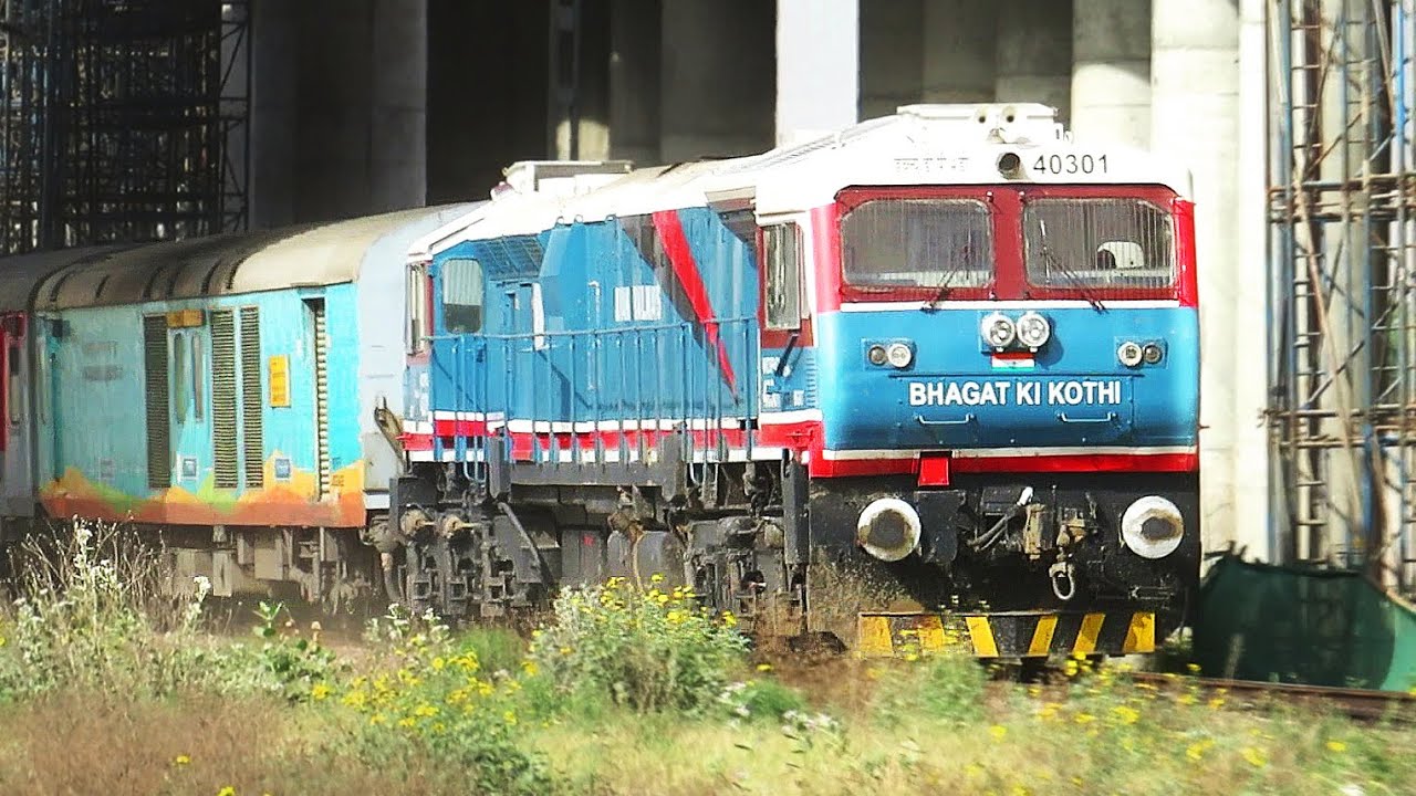 Most Beautiful Diesel Locomotive from Bhagat ki Kothi Shed | Indian Railways