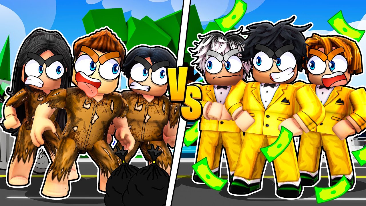 PERANG MISKIN VS KAYA! [Brookhaven 🏡RP] (Roblox Malaysia)