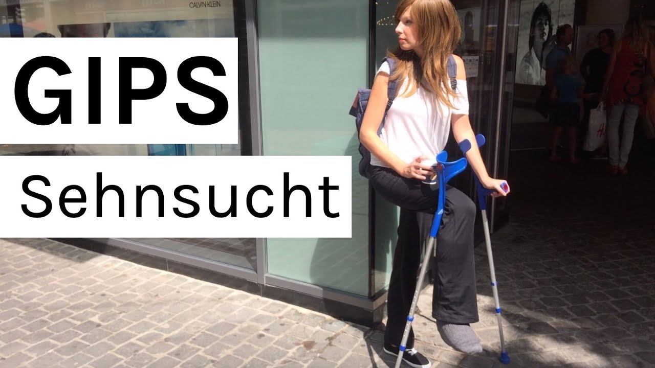 Gips Sehnsucht | ALEXANDRA FOOTAGE (Gipsfu&szlig;, gebrochener Kn&ouml;chel)