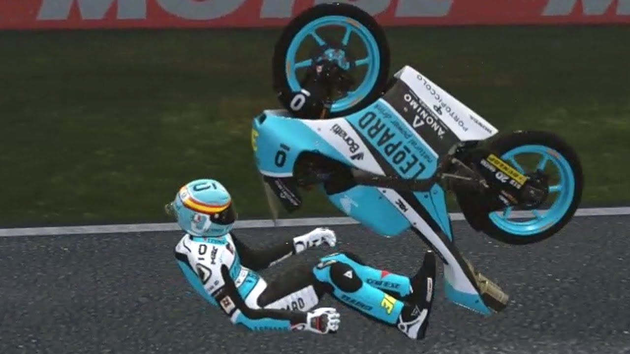 MotoGP 17 - Crash Compilation #4 (PC HD) [1080p60FPS]