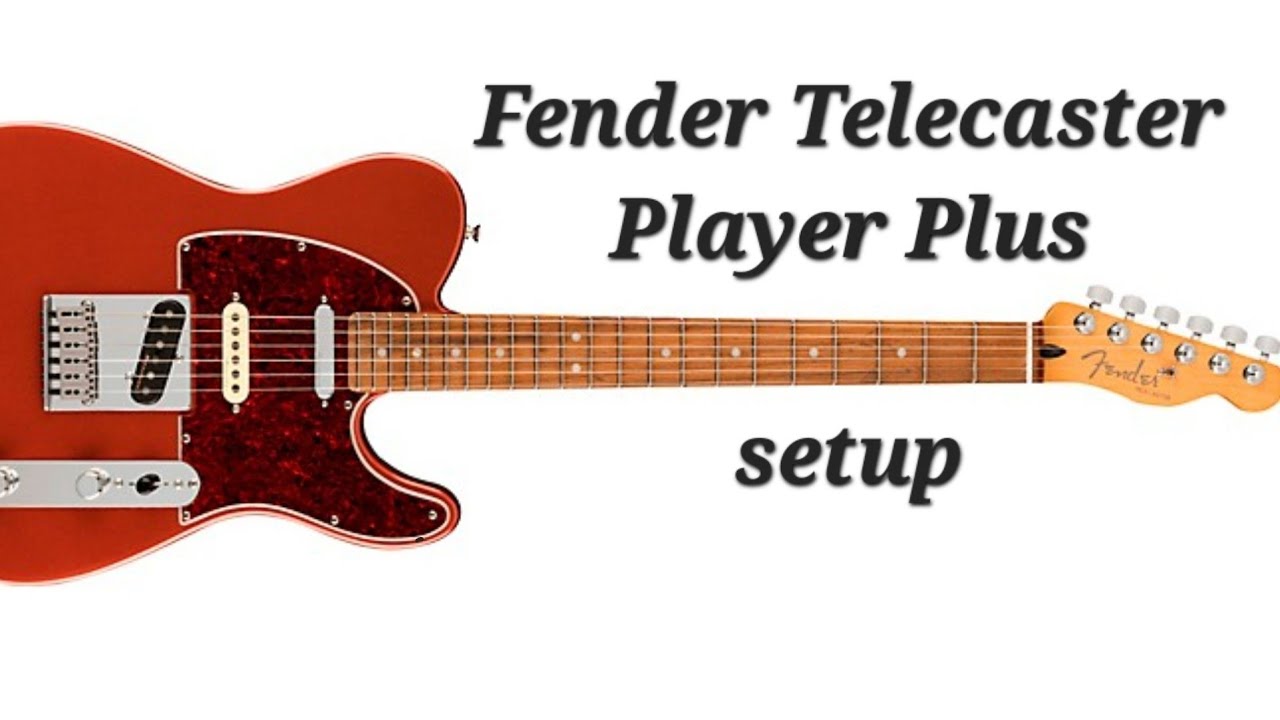 Fender Telecaster player plus setup