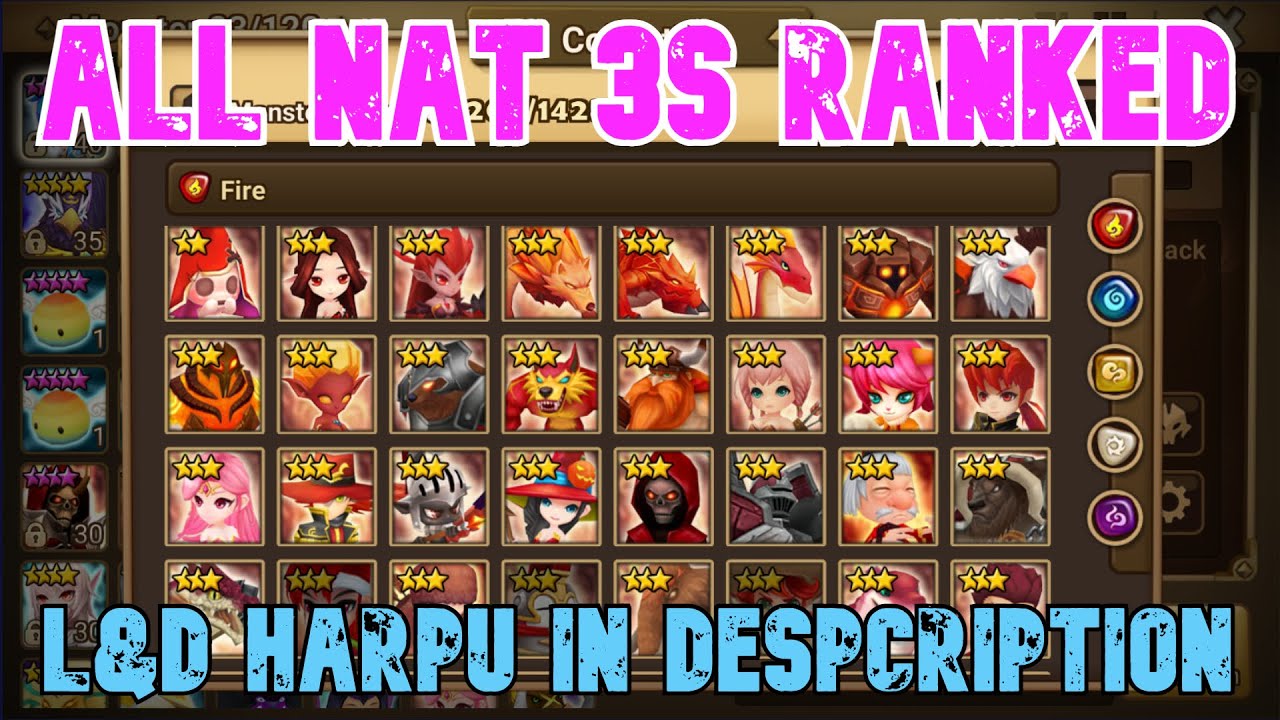 The Best 3* Monsters! Summoners War