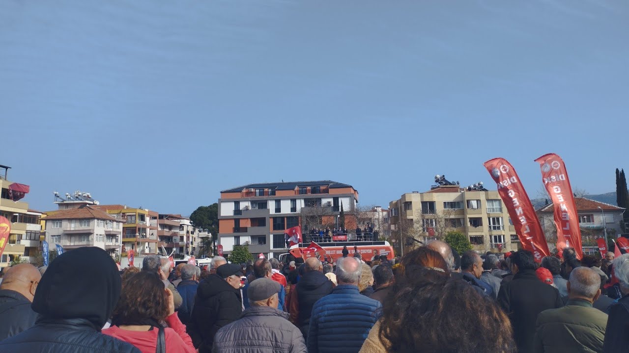 Milas Muğla Özgür Özel Mitingi Akın Akın İnsan Seli Yaşandı 🇹🇷🇹🇷🇹🇷🇹🇷