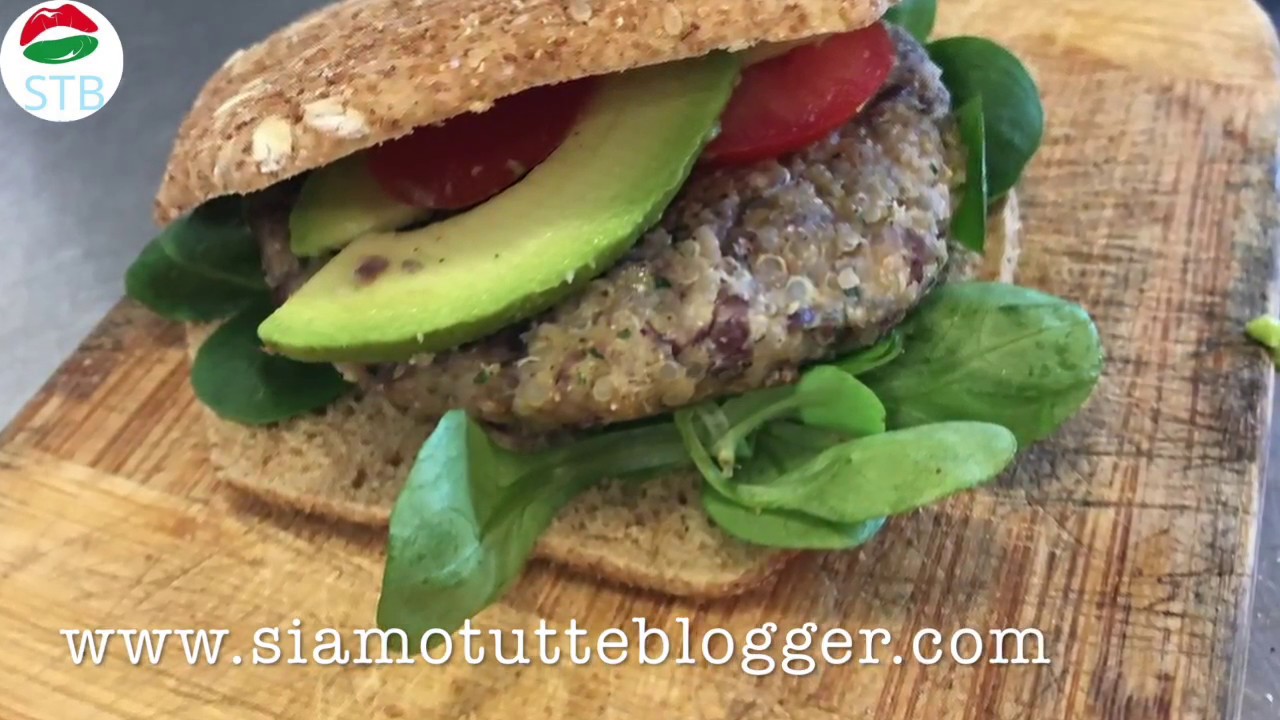 burger di quinoa e azuki