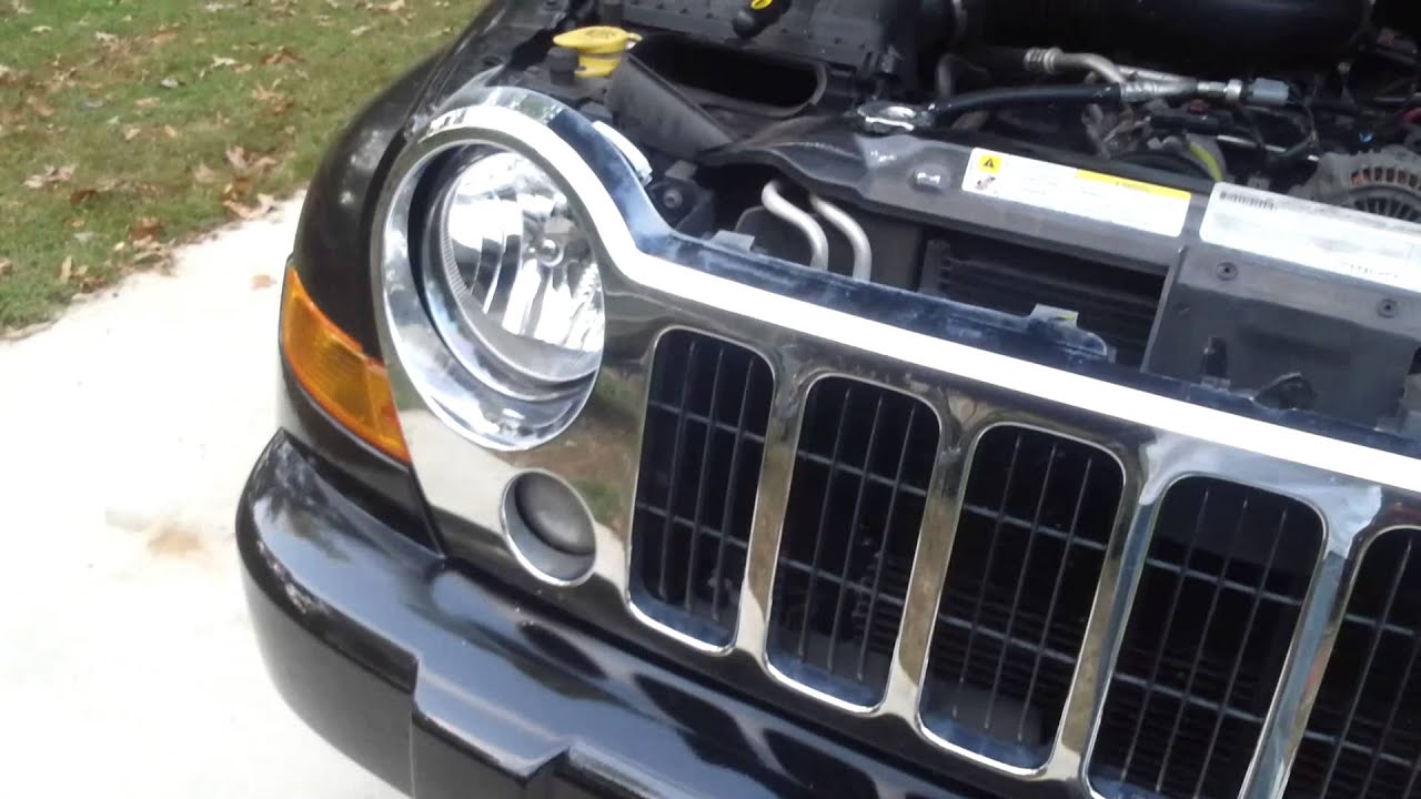 2005-2007 Jeep Liberty Headlight Change: Rid of the old Fogged up LIghts