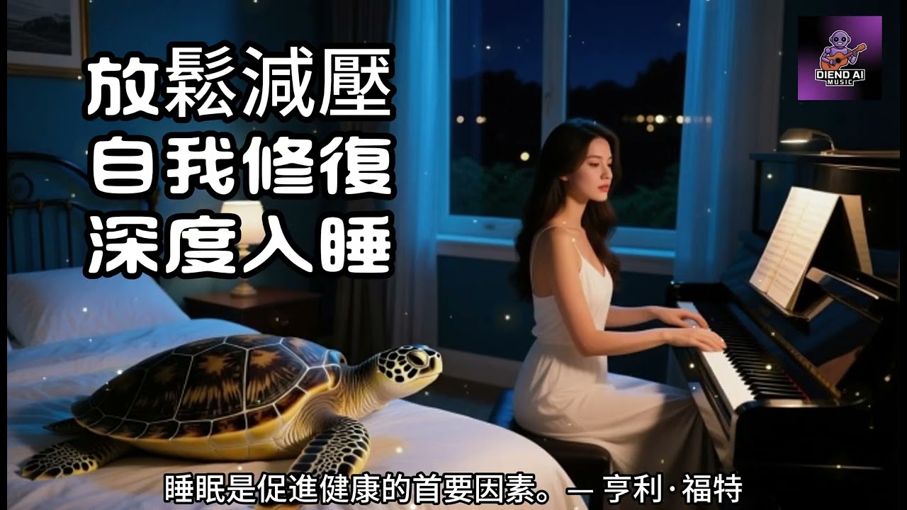 【100%無廣告放鬆音樂】1小時隨心輕柔鋼琴音樂｜放鬆減壓 自我修復 深度入睡｜一小時鋼琴音樂