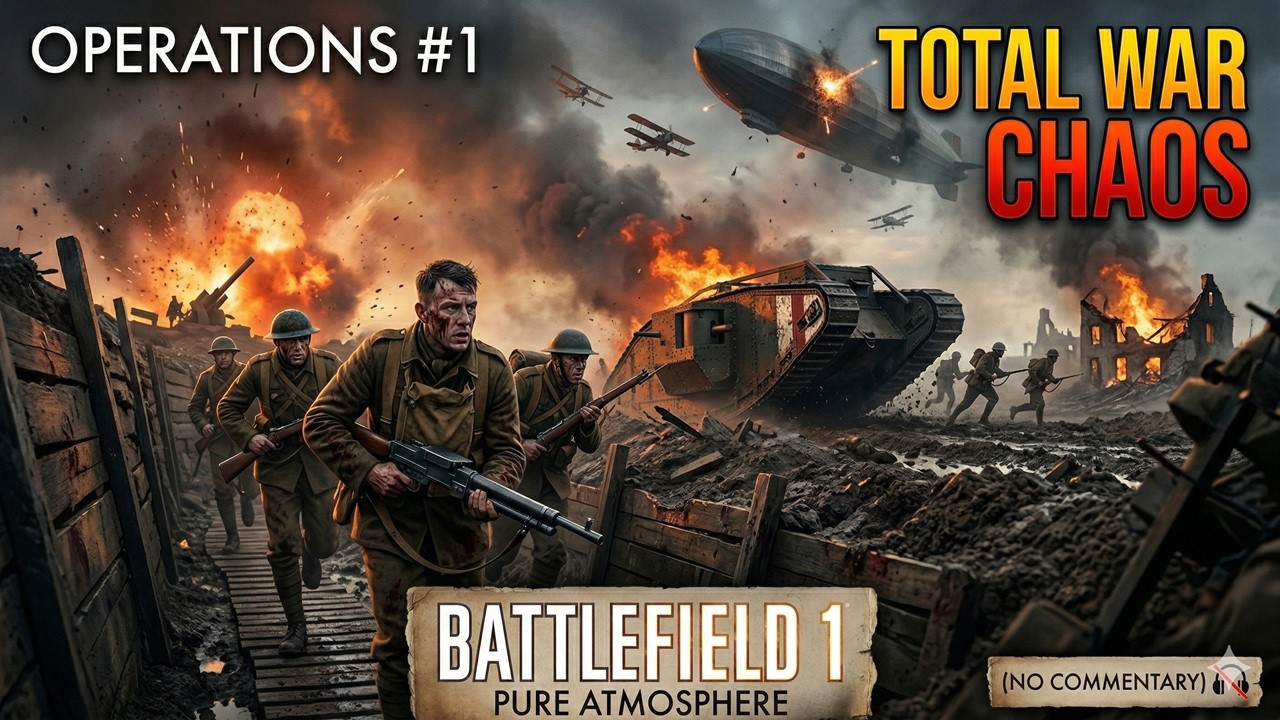 OPERATIONS #1 – Total War Chaos | Battlefield 1 (No Commentary)