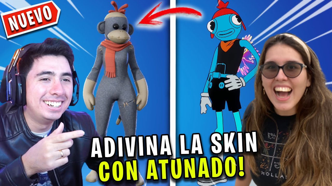 ADIVINA la SKIN con ATUNADO COLORES / RETOS con NICKYPLAY115 en FORTNITE – JorgeIsaac115