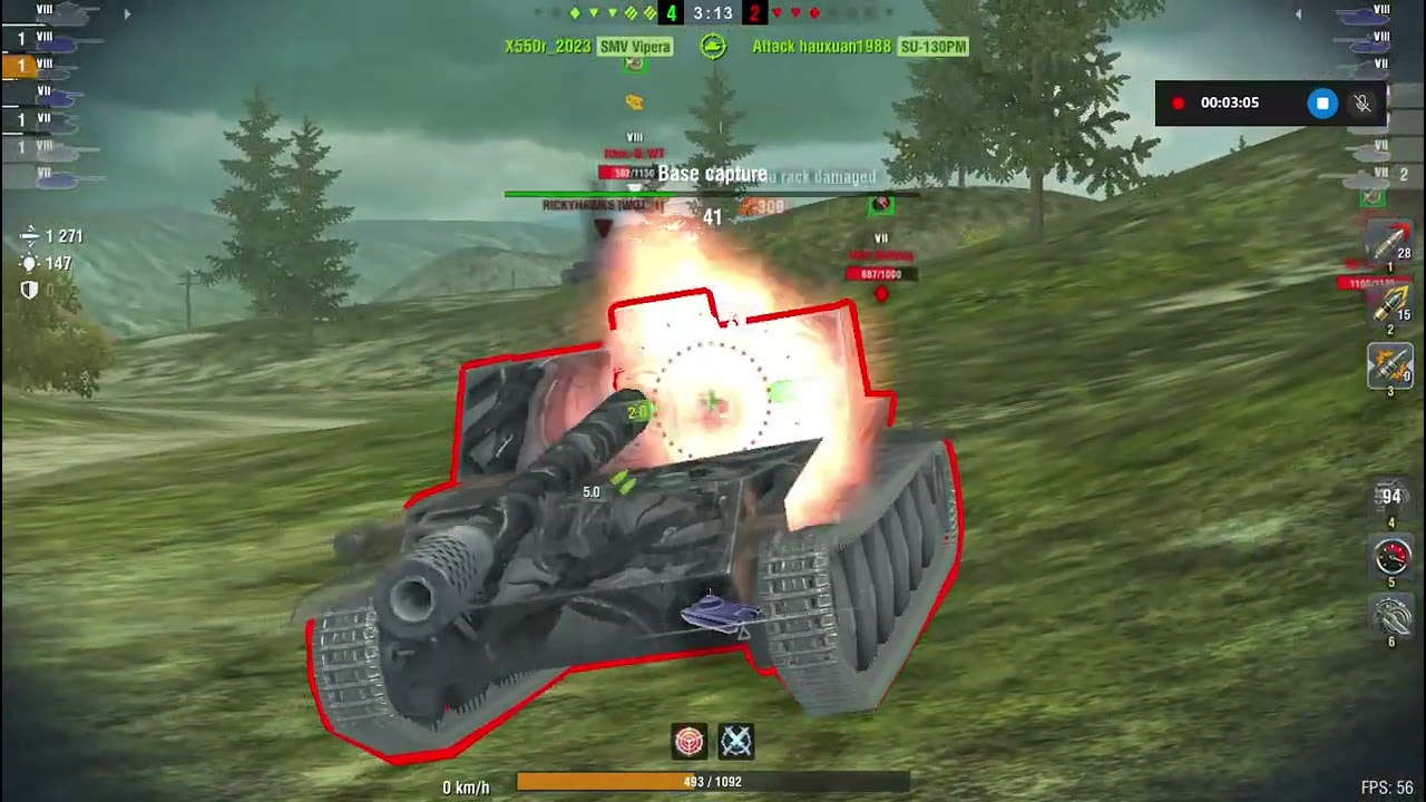 swindler 2.4K Damage 3Kill WOTB gameplay