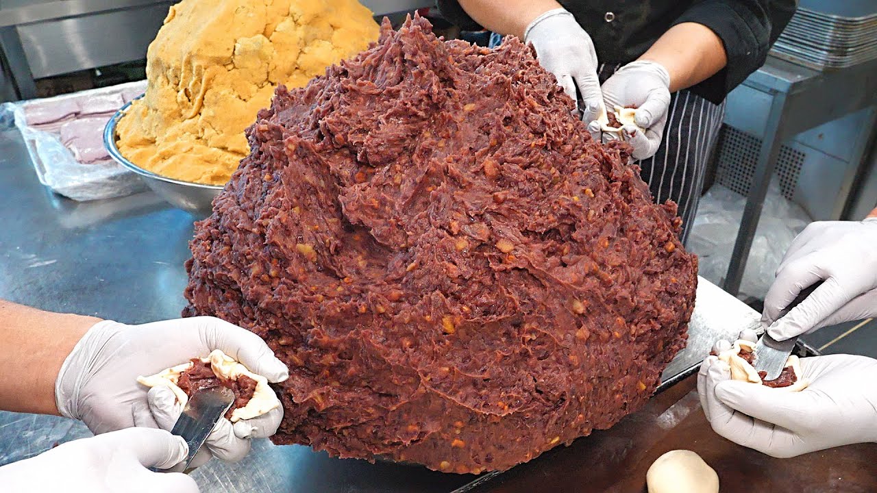 Полный сладкой и хрустящей начинки! 144 слоя пирога Манджу