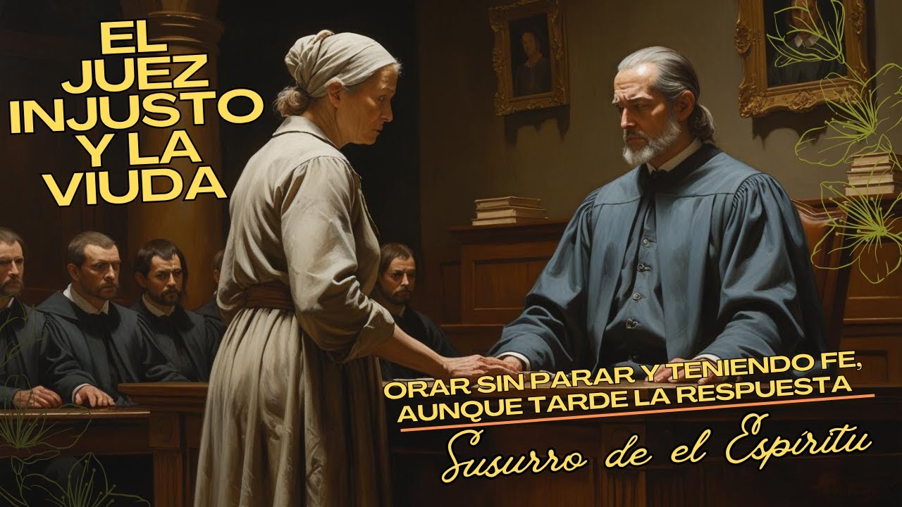 Parábola del Juez Injusto y la Viuda Insistente 🧕 Perseverar🙇‍♀️ Fe🙏aunque tarde 🙌