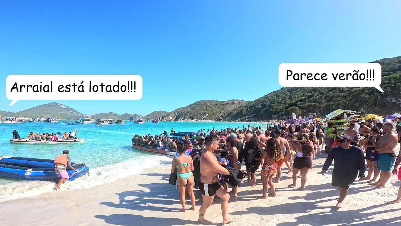 PASSEIO DE BARCO HOJE 10/09/25 EM ARRAIAL DO CABO