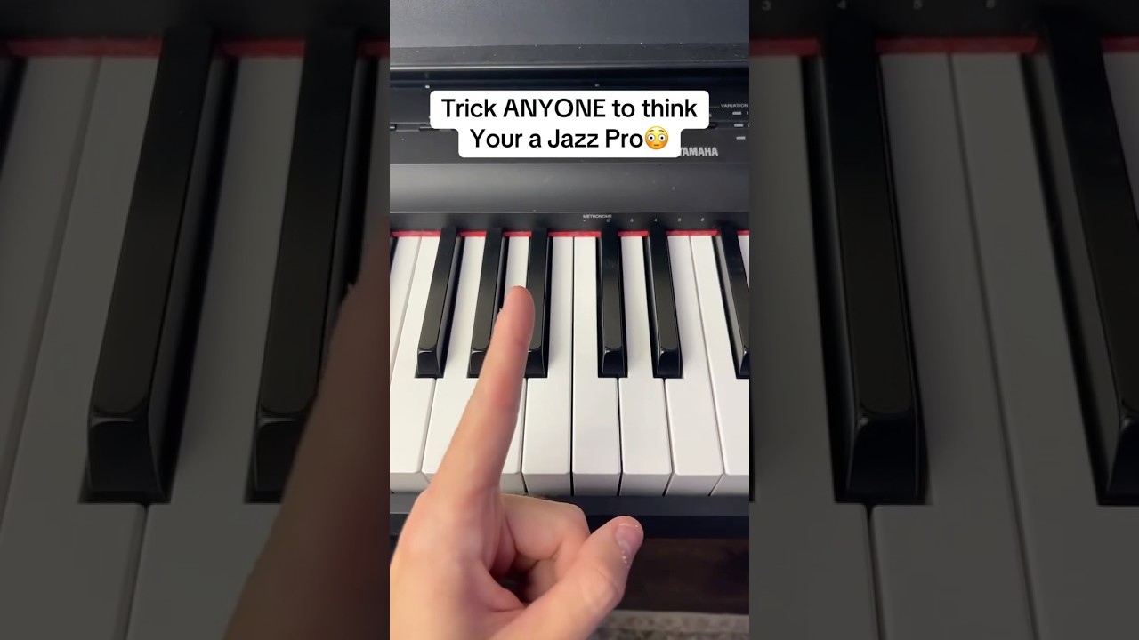 Trick ANYONE into Thinking You're a Jazz Piano Pro! #tutorial #jazz #piano