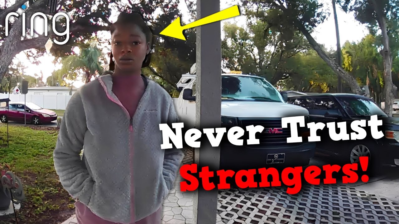 This Is Why You Can't Trust Visitors! (Caught on Ring Doorbell)